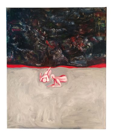 Оля Душкина (Картина, живопись - 
                  100 x 120 см) Застряли
