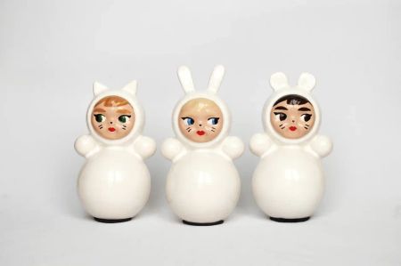 Ирина Веселова (Объект - 
                  7 x 16 см) Неваляшка Машенька Зайка