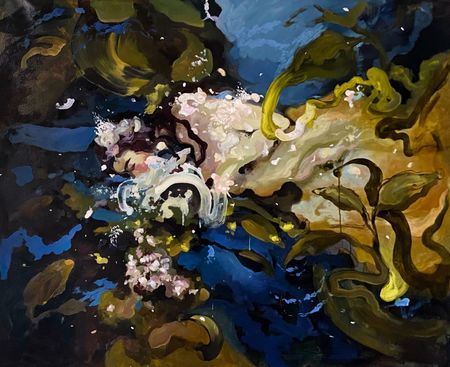 Катя Никитина (Картина, живопись - 
                  120 x 106 см) Поцелуй Офелии