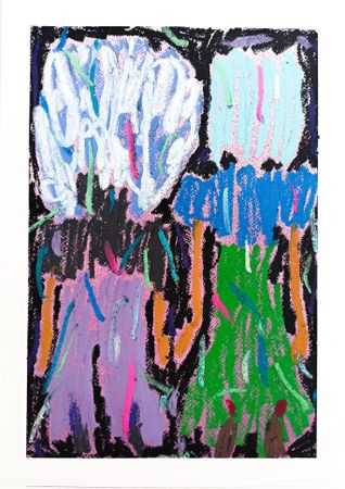 Дарья Растунина (Авторская графика - 
                  29 x 42 см) Без названия