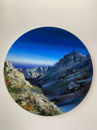 Динара Хёртнагль (Картина, живопись - 
                  50 x 50 см) Skylights 