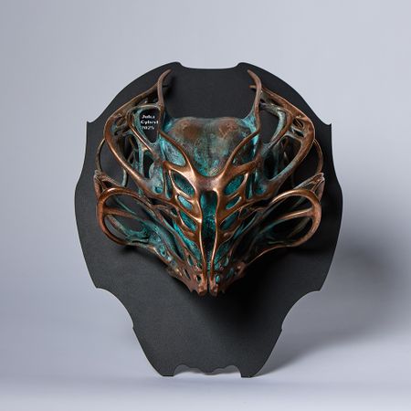 Юлия Низамутдинова (Cyberflora) (Скульптура - 
                  32 x 35 см) Crypto_invader 2