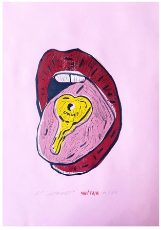 Вова Цыган (Графика печатная - 
                  42 x 59.4 см) Спишь?