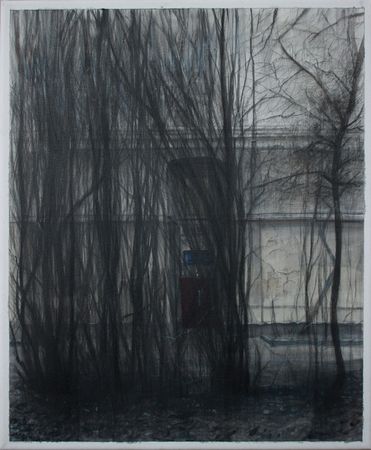 Наталия Чекотова (Картина, живопись - 
                  38 x 46 см) Красная дверь