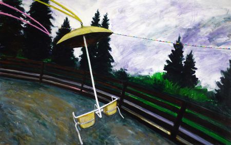 Денис Русаков (Картина, живопись - 
                  137 x 87 см) Аттракцион