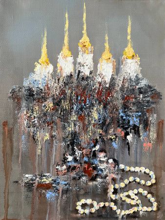 Белла Новинькова (Картина, живопись - 
                  30 x 40 см) На память