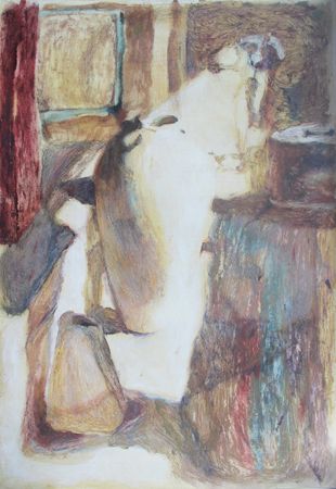Елена Дуванова (Авторская графика - 
                  46 x 65 см) В лучах солнца