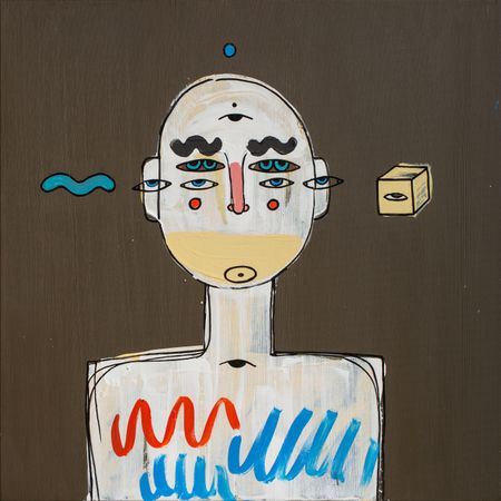 Ульяна Пучеглазова (Картина, живопись - 
                  60 x 60 см) Зрение