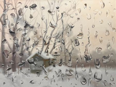Александра Курьянова (Картина, живопись - 
                  80 x 60 см) Оттепель