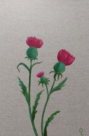 Оливия Лем (Авторская графика - 
                  20 x 30 см) Оберег