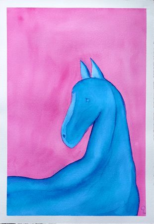 Оливия Лем (Авторская графика - 
                  35 x 50 см) Бэсси