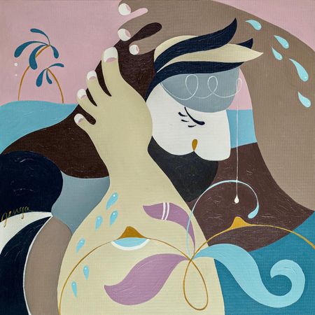 Картина, живопись Томление – Jenya Jary, 50 x 50 см, №13818 – Купить на  Bizar