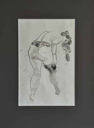 Илья Хахарев (Авторская графика - 
                  30 x 40 см) Обнаженная