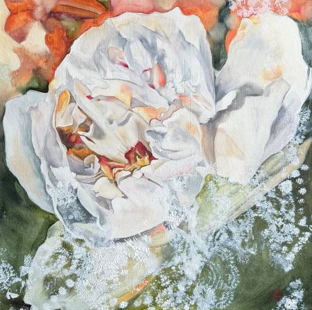Светлана Черненко (Картина, живопись - 
                  50 x 50 см) Танец кружева
