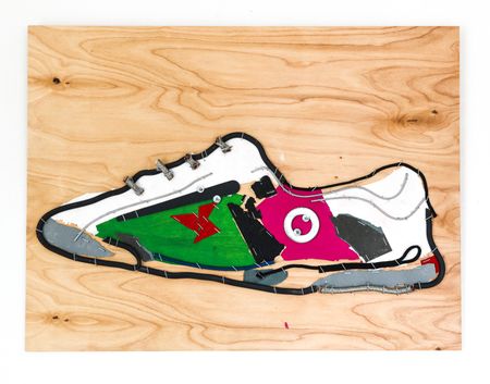 Пётр Быстров (Коллаж / ассамбляж - 
                  60 x 45 см) Sneaker No.7