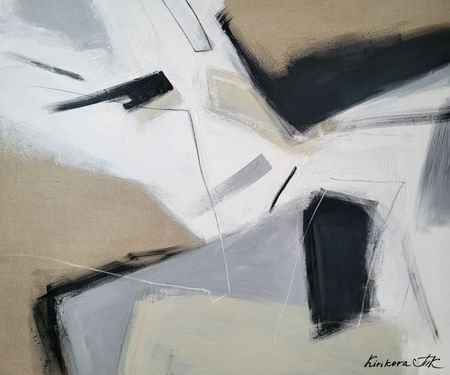 Татьяна Кирикова (Картина, живопись - 
                  120 x 100 см) Black snd Canvas. Creation