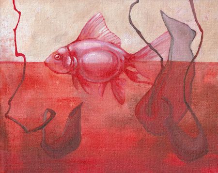 Дина Лепченкова (Авторская графика - 
                  25 x 20 см) Новые формы жизни