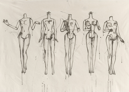 Ксения GRANGE (Графика печатная - 
                  70 x 50 см) Без названия 1