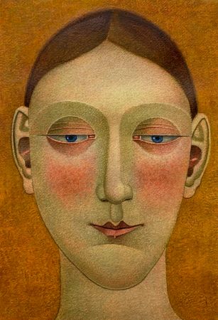 Иван Афонский (Авторская графика - 
                  21 x 28.5 см) Портрет 11