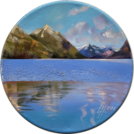 Динара Хёртнагль (Картина, живопись - 
                  20 x 20 см) Skylights