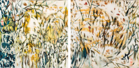 Раиса Граф (Картина, живопись - 
                  120 x 60 см) #6 диптих из цикла Дао