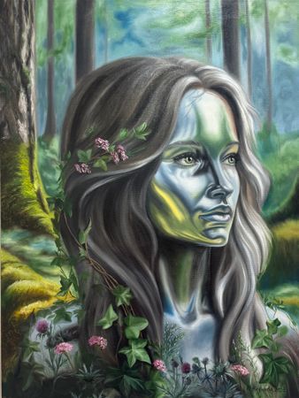 Наталья Наумова (Картина, живопись - 
                  60 x 80 см) Единение