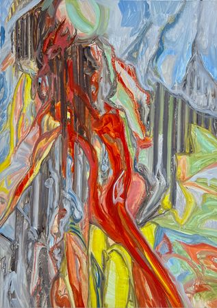 Наталья Межерицкая (Картина, живопись - 
                  50 x 70 см) Воображаемые отношения. Личные границы