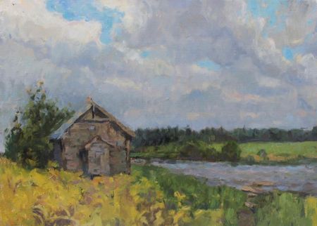 Алина Коршункова (Картина, живопись - 
                  35 x 25 см) Теплый день