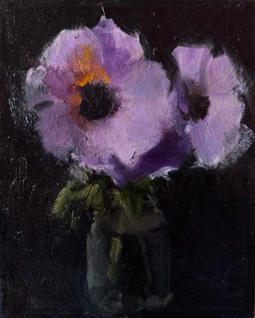 Екатерина Феоктистова (Картина, живопись - 
                  20 x 25 см) Анемоны