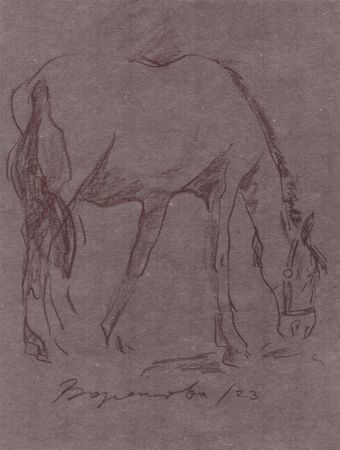 Надежда Воронцова (Авторская графика - 
                  19 x 25 см) Ветер