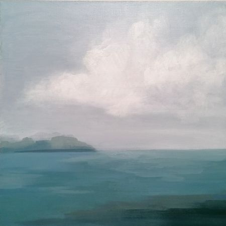 Юлия Куртова (Картина, живопись - 
                  60 x 60 см) Безмятежность