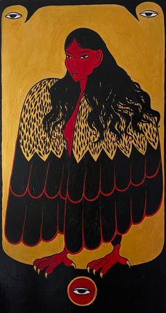 Анастасия Котова (Картина, живопись - 
                  40 x 76 см) Птица Гамаюн