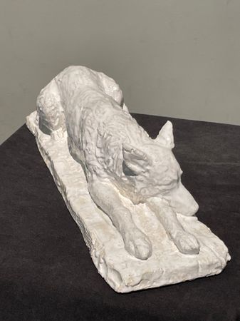 Екатерина Батаева (Скульптура - 
                  50 x 15 см) Собака. Этюд в покое