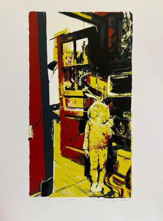 Дарья Мазур (Графика печатная - 
                  20 x 37 см) Зайчик
