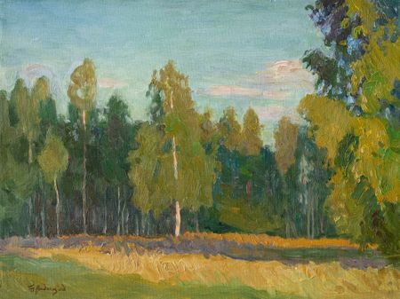 Николай Водолазский (Картина, живопись - 
                  40 x 30 см) В конце лета