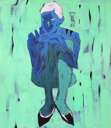 Анастасия Даниленко (Картина, живопись - 
                  70 x 80 см) Immersion / Погружение