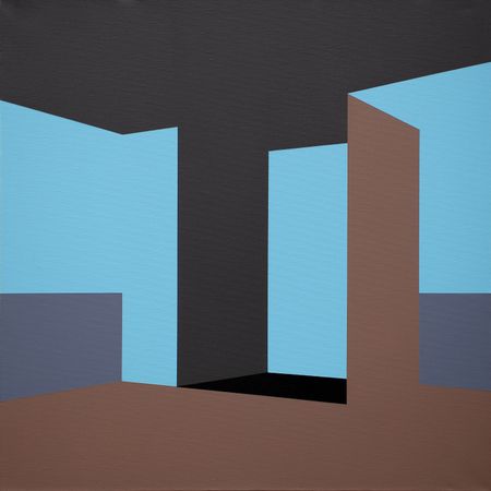 Анна Зимина (Картина, живопись - 
                  60 x 60 см) Здесь почти как дома №20