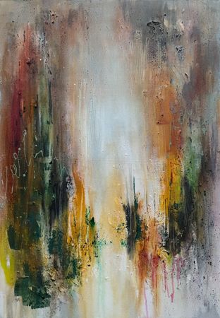 Катерина Горячева (Картина, живопись - 
                  70 x 100 см) Прикосновение осени