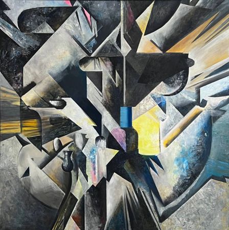 Алина Хоняк (Картина, живопись - 
                  150 x 150 см) Вечный двигатель