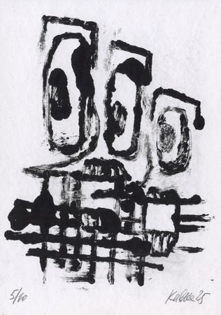 Дмитрий Кавка (Графика печатная - 
                  15 x 21 см) Без названия (№5/10)