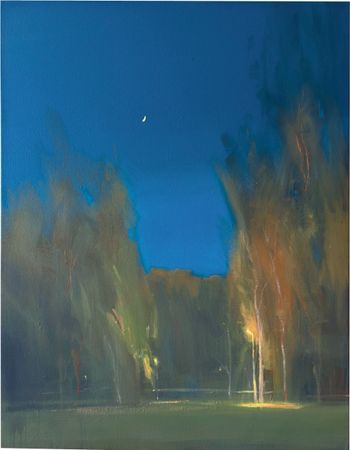 Александра Савина (Картина, живопись - 
                  70 x 90 см) Осенний вечер