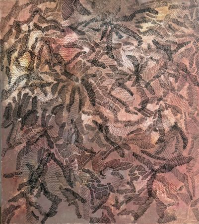 Марина Астахова (Картина, живопись - 
                  80 x 90 см) Линии (Цвет)