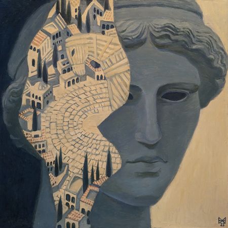 Анастасия Мотина (Картина, живопись - 
                  50 x 50 см) Предвидение