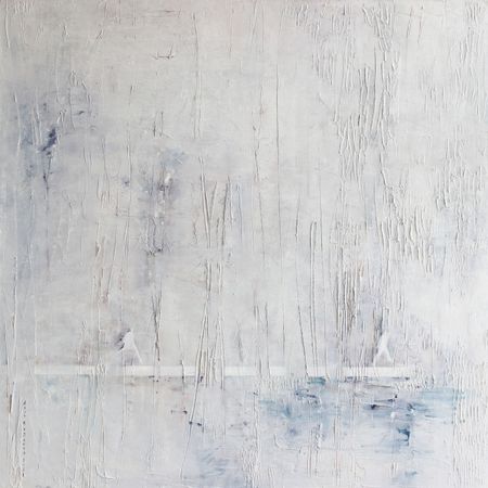 Ася Багаева (Картина, живопись - 
                  100 x 100 см) Триптих "Встреча" часть 1