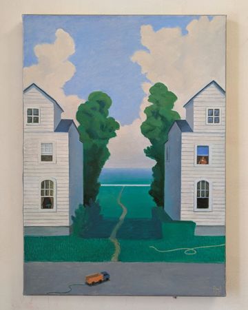 Анастасия Мотина (Картина, живопись - 
                  50 x 70 см) Welcome to Greenroads