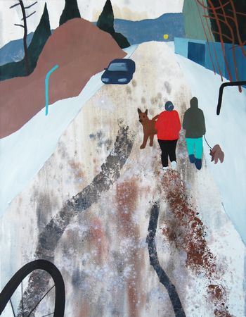 Анна Мельниченко (Картина, живопись - 
                  70 x 90 см) Ранняя весна