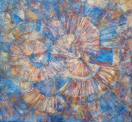 Юлия Клюева (Картина, живопись - 
                  100 x 100 см) Nautilus