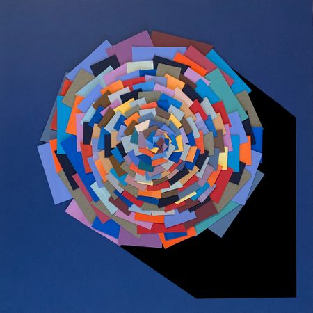 Ирина Меркулова (Авторская графика - 
                  50 x 50 см) Эта звезда отбрасывает тень