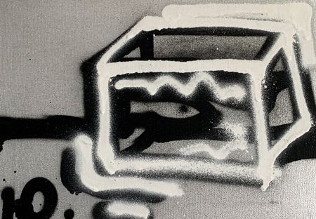 Юджин (Картина, живопись - 
                  35 x 25 см) Аквариум