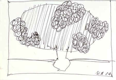 Марсель Ялалов (Авторская графика - 
                  32 x 23 см) Сирень